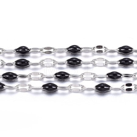 304 Stainless Steel Link Chains CHS-F002-B07-1