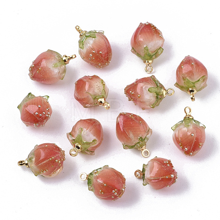 Handmade Flower Pendants X-KY-S163-103B-1