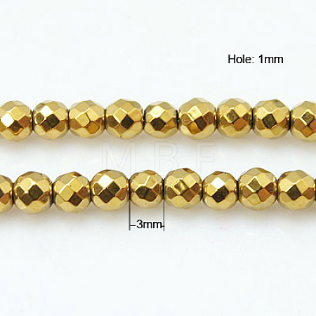 Non-Magnetic Synthetic Hematite Beads Strands X-G-E001-13-1