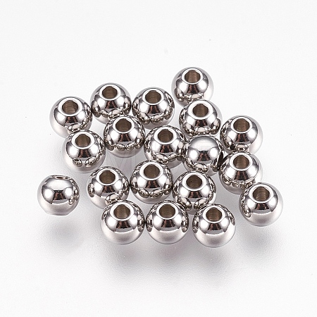 DanLingJewelry 304 Stainless Steel Spacer Beads STAS-DL0001-03A-1