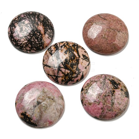 Natural Rhodonite Cabochons G-C115-02B-28-1