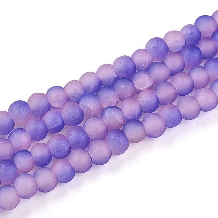 Crackle Glass Beads X1-GLAA-N009-4mm-08-1