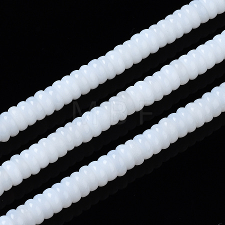 Natural White Jade Beads Strands G-S366-112D-1