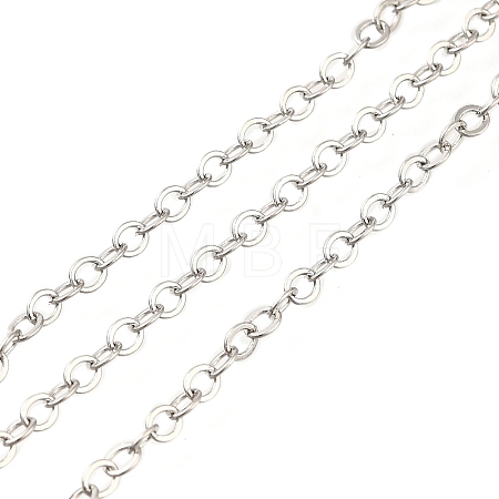 Rack Plating Brass Cable Chains CHC-M001-03P-1