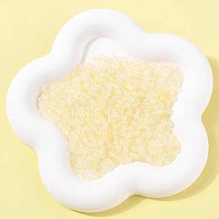 50G Frosted Glass Beads FGLA-YW0001-03H-1