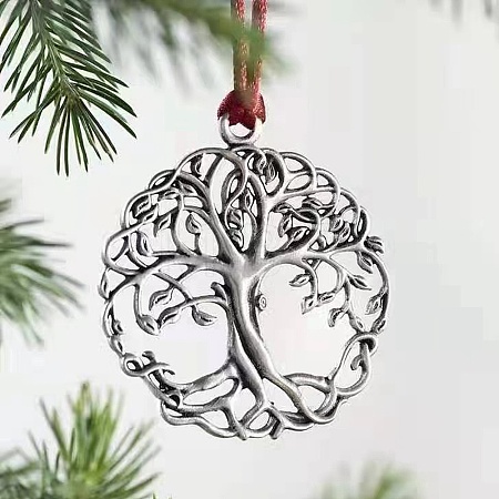 Christmas Theme Alloy Pendant Decoration PW-WG76FEB-03-1