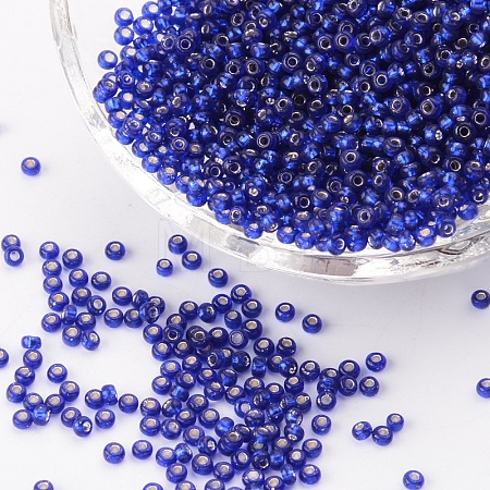 FGB 8/0 Grade A Round Glass Seed Beads SEED-Q007-3mm-F44-1
