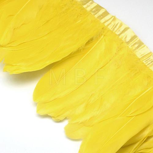 Fashion Goose Feather Cloth Strand Costume Accessories FIND-Q040-05G-1