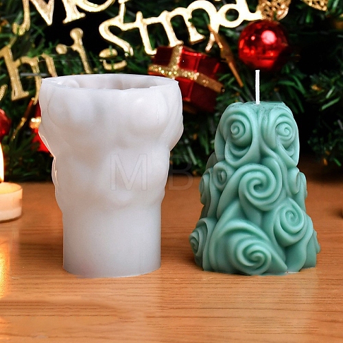 Christmas Tree Silicone Molds Candle Molds SIL-B070-02B-1