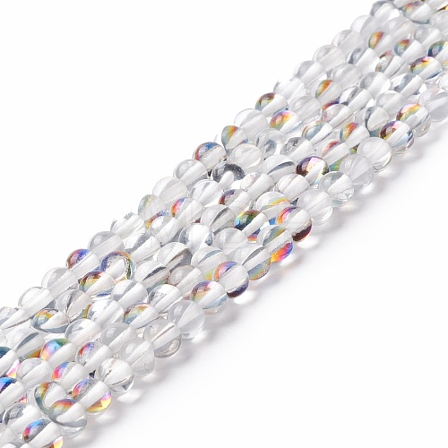 Synthetic Moonstone Beads Strands G-E573-02A-21-1