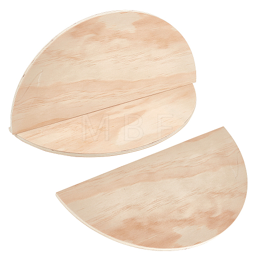 Unfinished Wooden Sheets WOOD-WH0030-70B-1