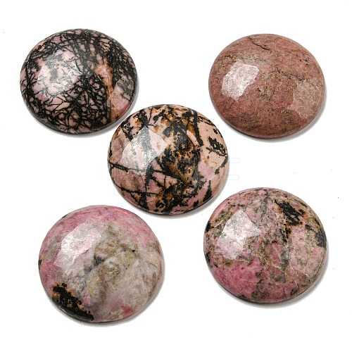 Natural Rhodonite Cabochons G-C115-02B-28-1