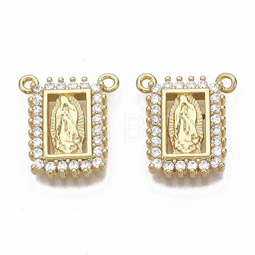 Brass Micro Pave Cubic Zirconia Pendants ZIRC-T014-028-NF-1