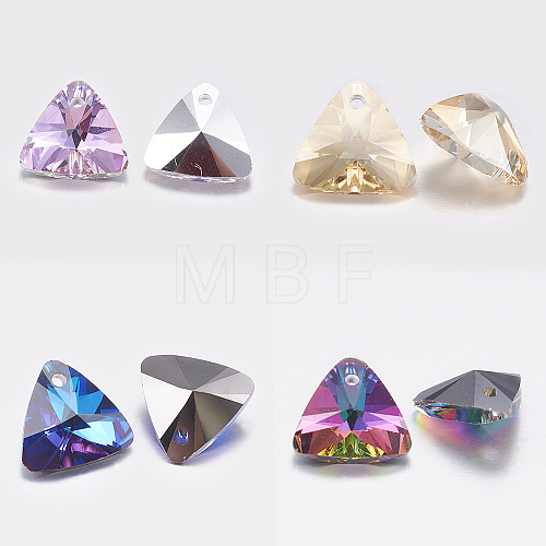 Faceted Glass Rhinestone Charms RGLA-F050-B-001-1