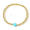 Brass Round Beaded Bracelets for Women SB9067-17-1