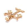 Ion Plating(IP) 304 Stainless Steel Pendants LS-STAS-D165-14G-09-3