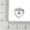 Non-Tarnish 201 Stainless Steel Charms STAS-C108-45P-3