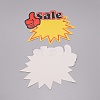 Explosive Shape & Word Sale Blank Signs Sales Price Label Tags AJEW-WH0239-22C-3