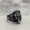Retro 304 Stainless Steel Finger Rings for Men WG16CDF-01-2