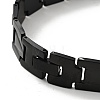 Vacuum Plating 201 Stainless Steel Rectangle Watch Band Bracelet BJEW-H550-01EB-3
