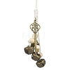 Iron Bell Pendant Decorations HJEW-JM02171-01-1