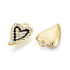 Alloy Rhinestone Pendants FIND-N012-03KCG-2