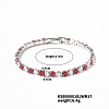 Brass Rhinestone Cup Chains Bracelet for Elegant Women with Subtle Luxury Feel SE6435-9-1