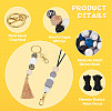 DIY Beaded Keychain Bracelet Making Kit DIY-TA0004-23-14