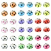 30Pcs Large Hole Dog Paw Prints Pattern Resin European Beads OPDL-YW0001-05-2