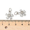 Brass Micro Pave Cubic Zirconia Pendants KK-U067-03P-04-3