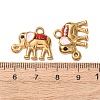 304 Stainless Steel Enamel Pendants STAS-Z193-12G-01B-3
