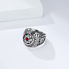 Vintage 304 Stainless Steel Thumb Finger Rings for Men WG07F13-02-3