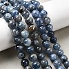Natural Kyanite Beads Strands G-NH0046-C04-8MM-01-1
