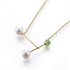 (Jewelry Parties Factory Sale)304 Stainless Steel Pendant Necklaces NJEW-P238-02-3