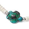 Sea Turtles and Starfish Coconut Beads Bracelets BJEW-JB11882-5