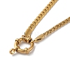 316 Surgical Stainless Steel Ring Pendant Necklaces LS-NJEW-D059-01C-G-2