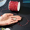 Acrylic Round Beaded Link Chains DIY-MB0007-001B-7