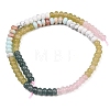 Natural Quartz Crystal & Howlite & Dyed White Jade & Synthetic Shoushan Stone Beads Strands G-Z135-C11-4