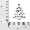 Christmas Theme Anti-Tarnish 304 Stainless Steel Pendants STAS-R003-04P-03-3