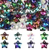 80Pcs 8 Colors Electroplate Glass Charms GLAA-YW0005-66-1