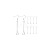 20 Pairs Brass Earring Hooks KK-DC0002-73-8
