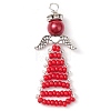 Beaded Angel Charms PALLOY-MZ00441-02-1