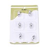 6Pcs Iron Screw Clasps IFIN-T021-02P-2