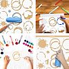 PET Hollow Out Drawing Painting Stencils DIY-WH0424-003-3