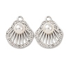 Alloy & ABS Imitation Pearl & Rhinestone Pendants FIND-K030-18A-P-1