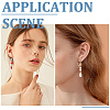 10 Pairs 2 Colors Bowknot Brass Leverback Earrings EJEW-SC0001-93-5