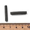 Brass Curved Tube Beads KK-C255-41EB-3