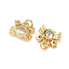 Brass Micro Pave Cubic Zirconia Pendants KK-A291-11C-G-2
