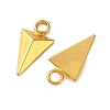 Zinc Alloy Faceted Spike Pendants AL-CBA6F5A-01G-2