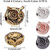 Tibetan Style Alloy Beads PALLOY-FH0001-21-2